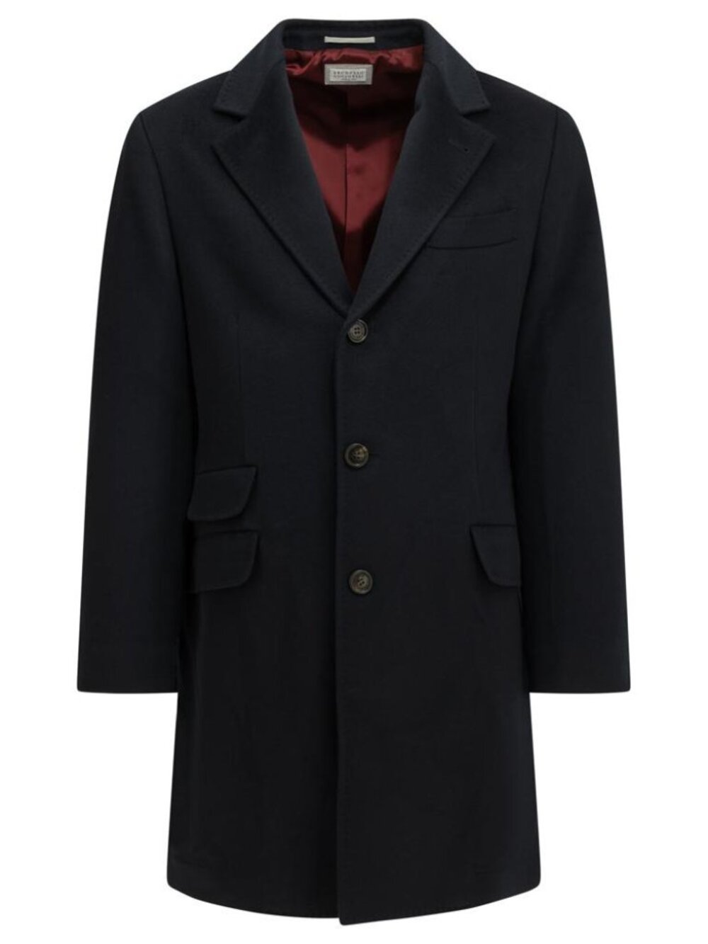 Brunello Cucinelli Short Coat Made Of Virgin Wool Fabric Tag Size 50 Men